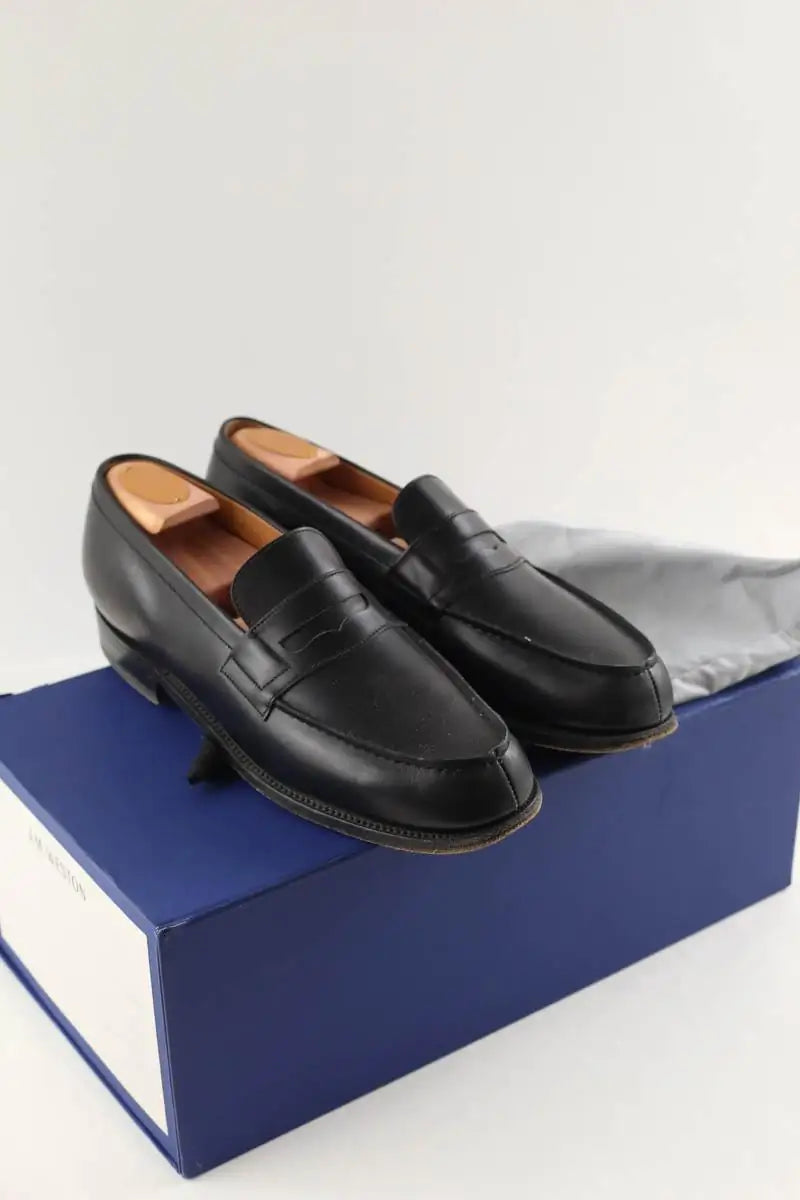 Mocassins JM Weston Noir en Cuir