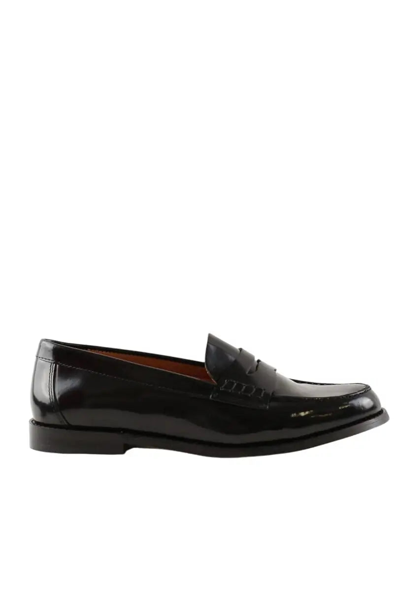 Mocassins Jonak Noir en Cuir, taille 39 - Seconde Main