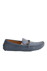 Mocassins Louis Vuitton Bleu en Cuir, taille 44 - Seconde Main