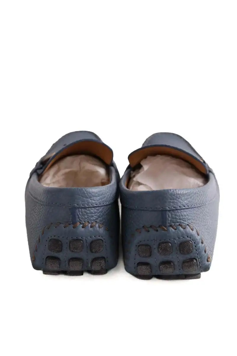 Mocassins Louis Vuitton Bleu en Cuir