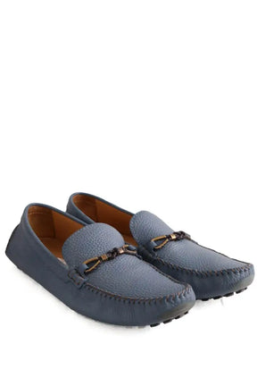 Mocassins Louis Vuitton Bleu en Cuir