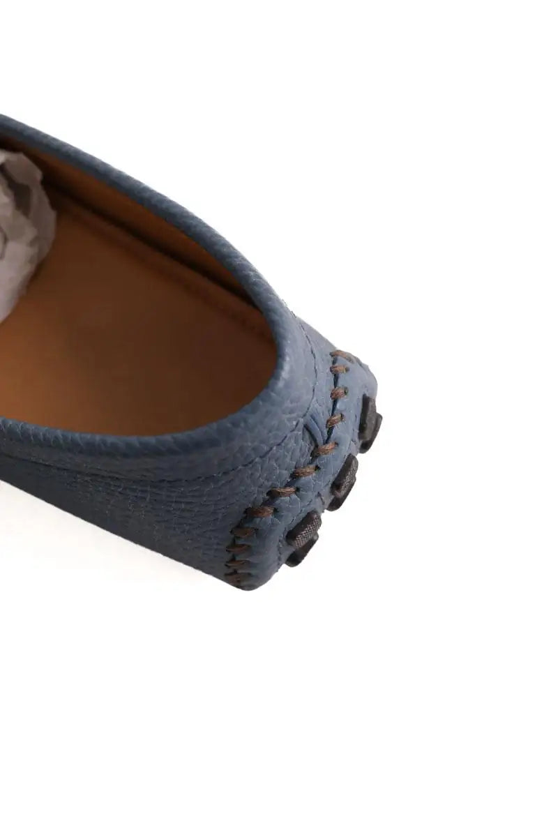 Mocassins Louis Vuitton Bleu en Cuir