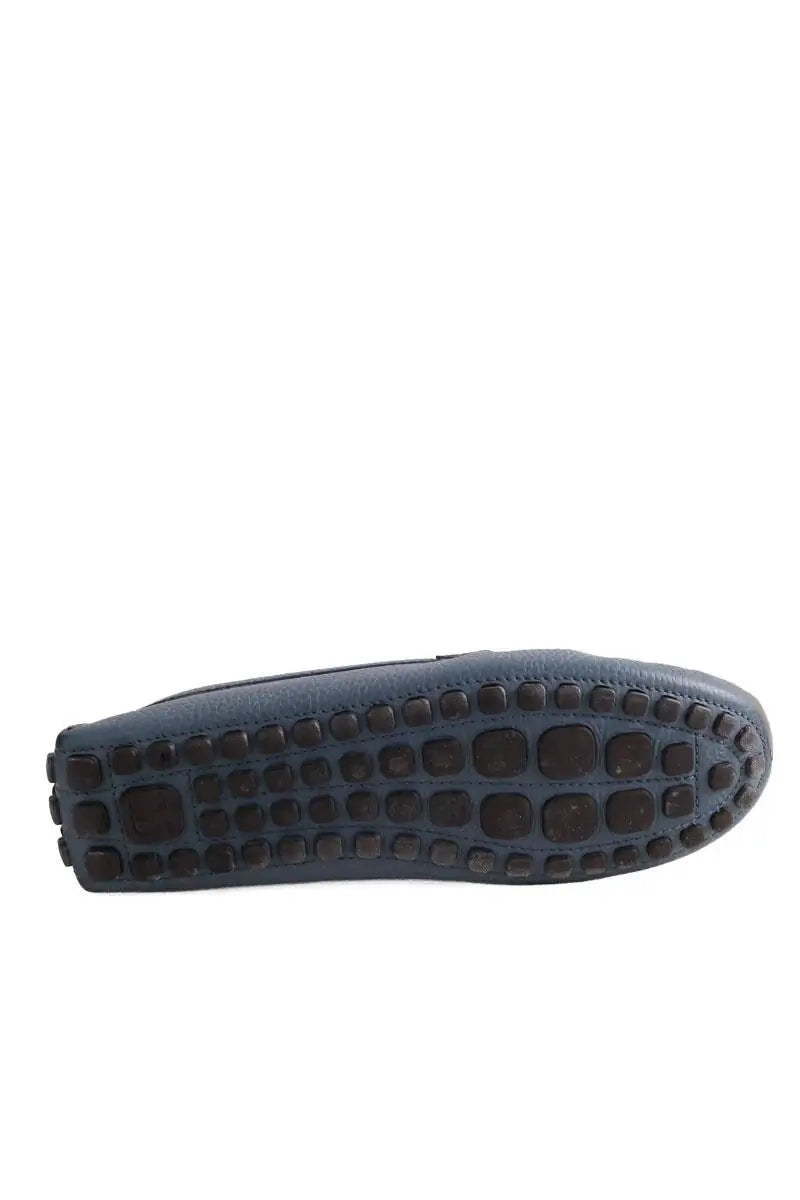 Mocassins Louis Vuitton Bleu en Cuir