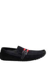 Mocassins Louis Vuitton Marine en Daim, taille 44 - Seconde Main