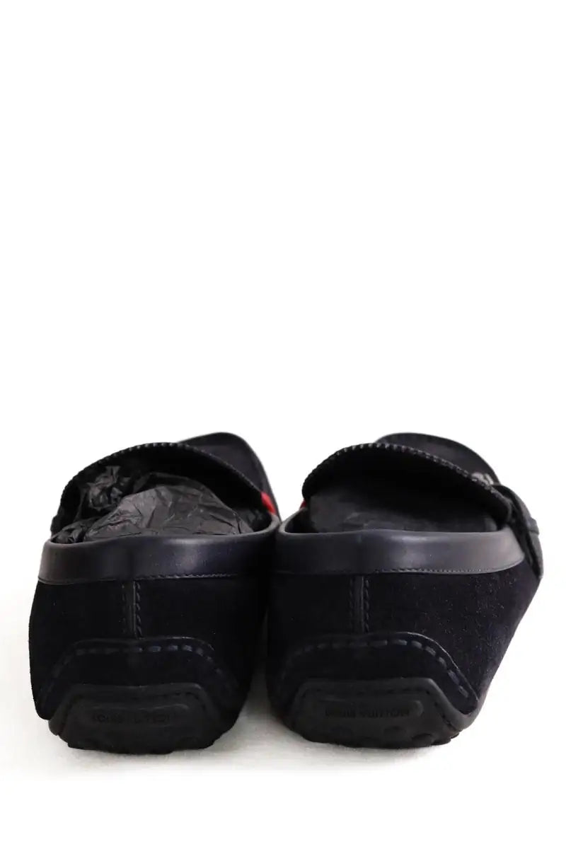 Mocassins Louis Vuitton Marine en Daim