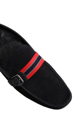 Mocassins Louis Vuitton Marine en Daim