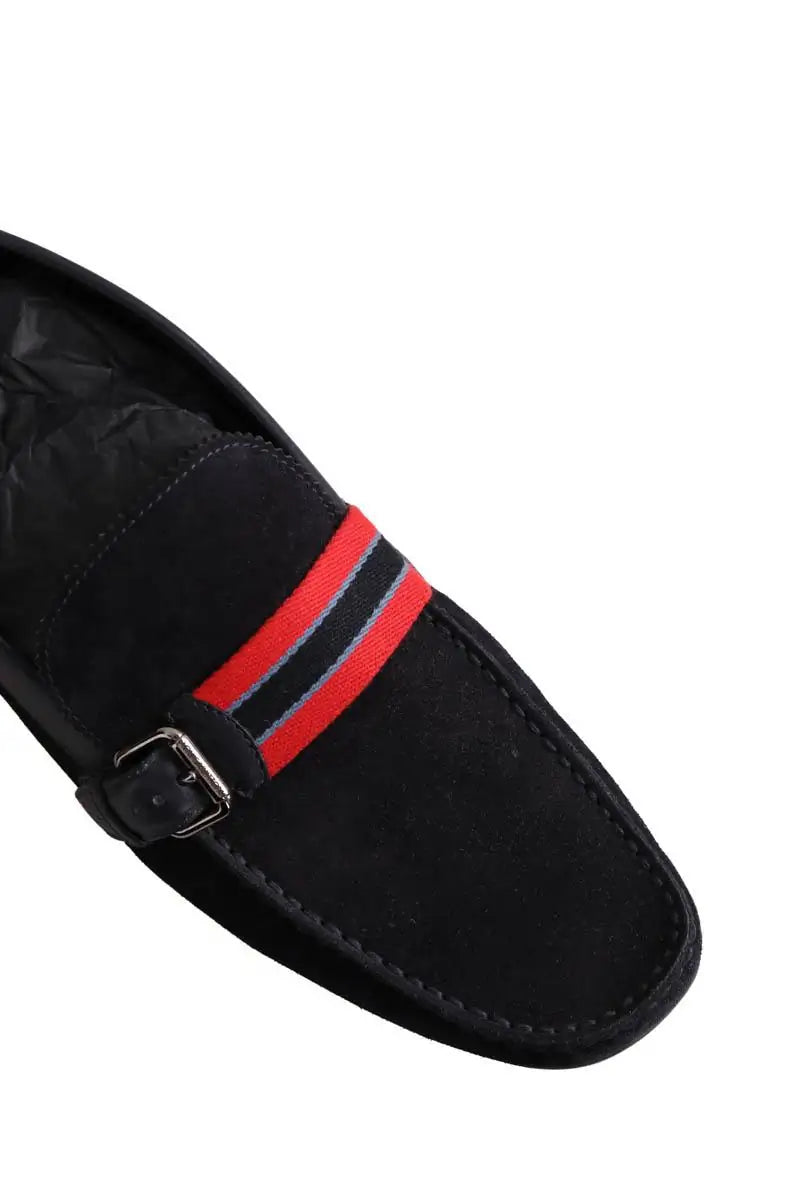 Mocassins Louis Vuitton Marine en Daim