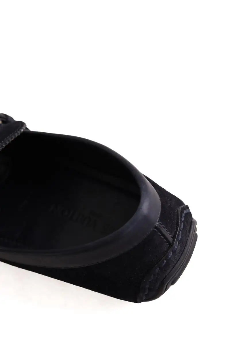 Mocassins Louis Vuitton Marine en Daim