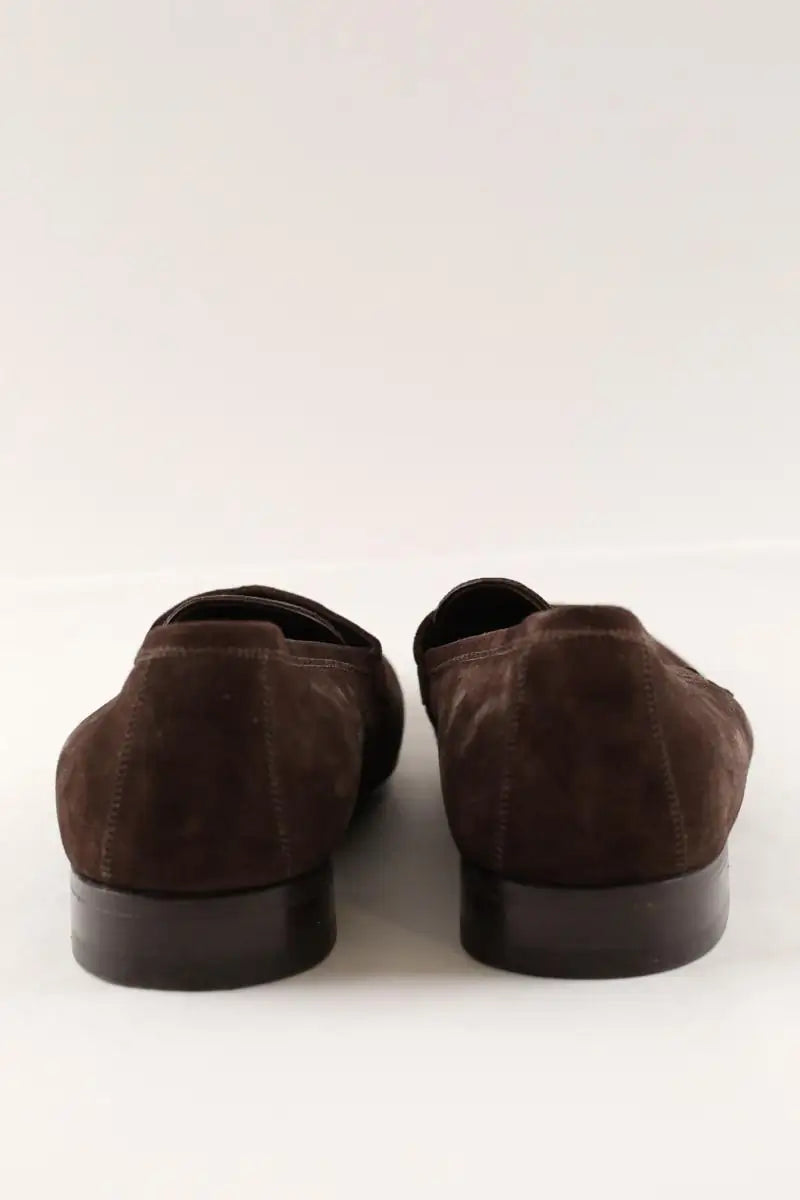 Mocassins Louis Vuitton Marron en Daim