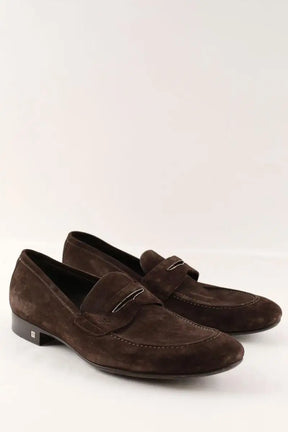 Mocassins Louis Vuitton Marron en Daim