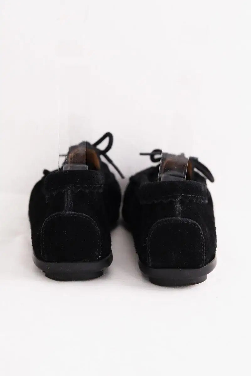 Mocassins Minnetonka Noir en Daim