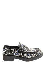 Mocassins Prada Chocolat Noir en Cuir, taille 41 - Seconde Main
