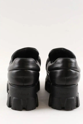 Mocassins Prada Monolith Noir en Cuir