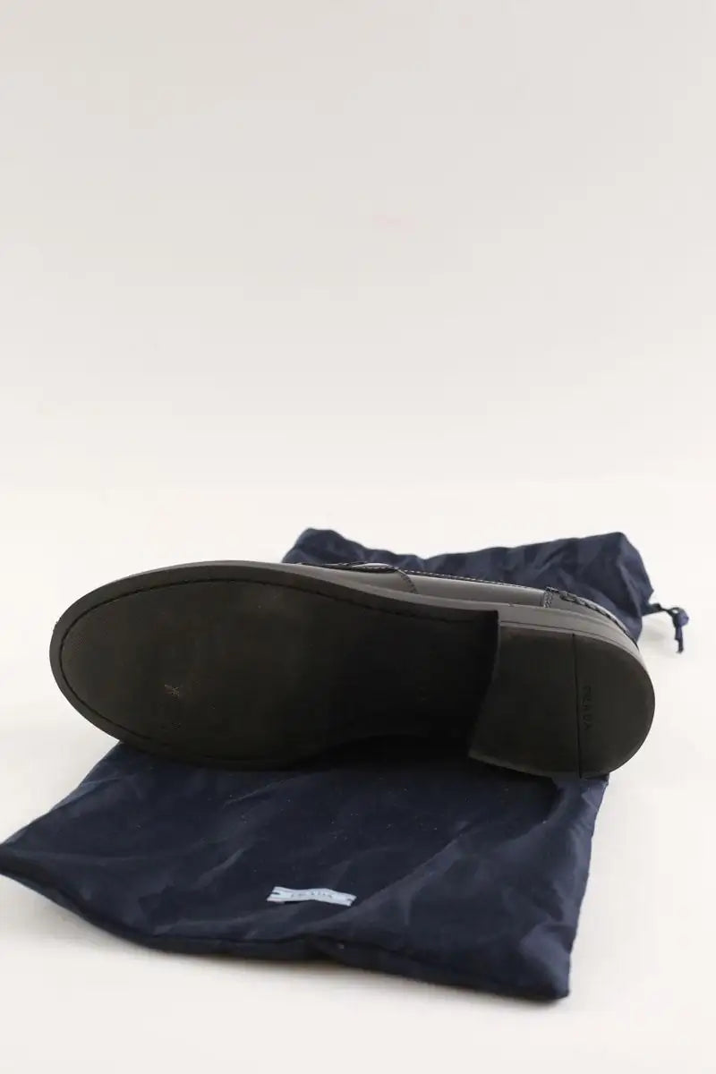 Mocassins Prada Noir en Cuir