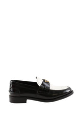 Mocassins Prada Noir en Cuir, taille 35 - Seconde Main