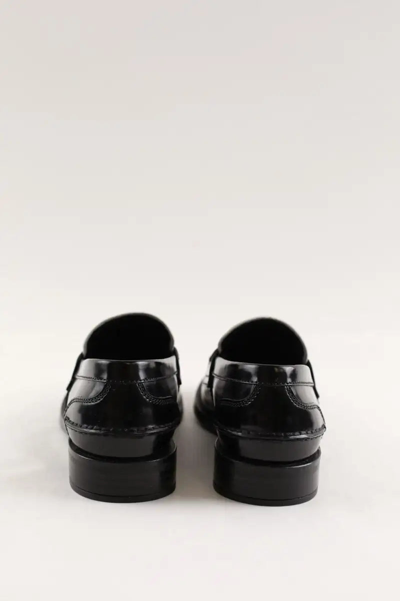 Mocassins Prada Noir en Cuir