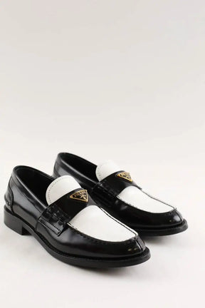 Mocassins Prada Noir en Cuir