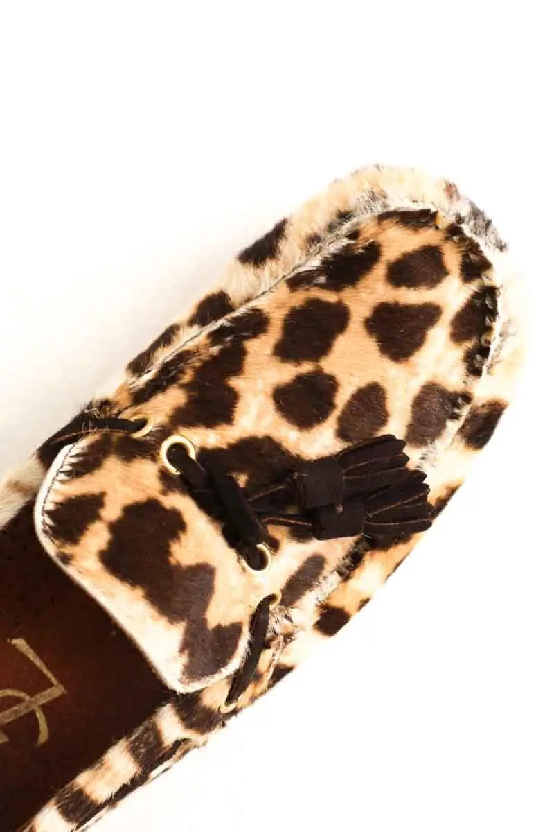 Mocassins Saint Laurent Beige en Cuir