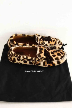 Mocassins Saint Laurent Beige en Cuir