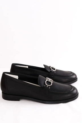 Mocassins Salvatore Ferragamo Noir en Cuir