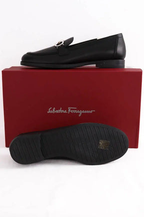 Mocassins Salvatore Ferragamo Noir en Cuir