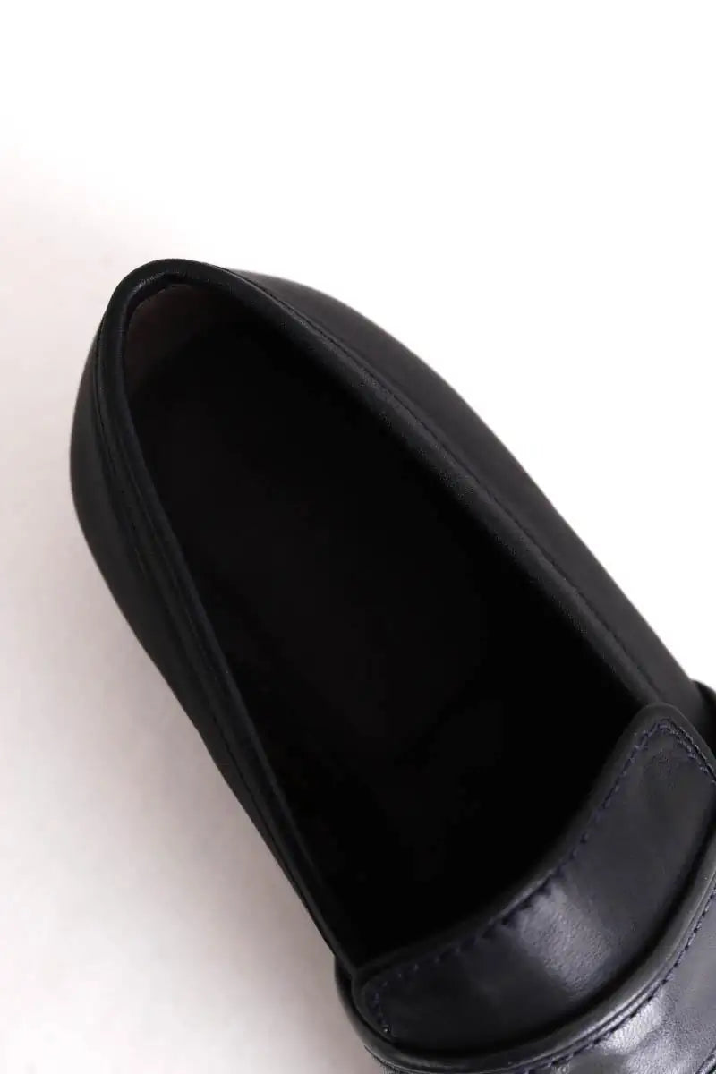 Mocassins Soeur Noir en Cuir