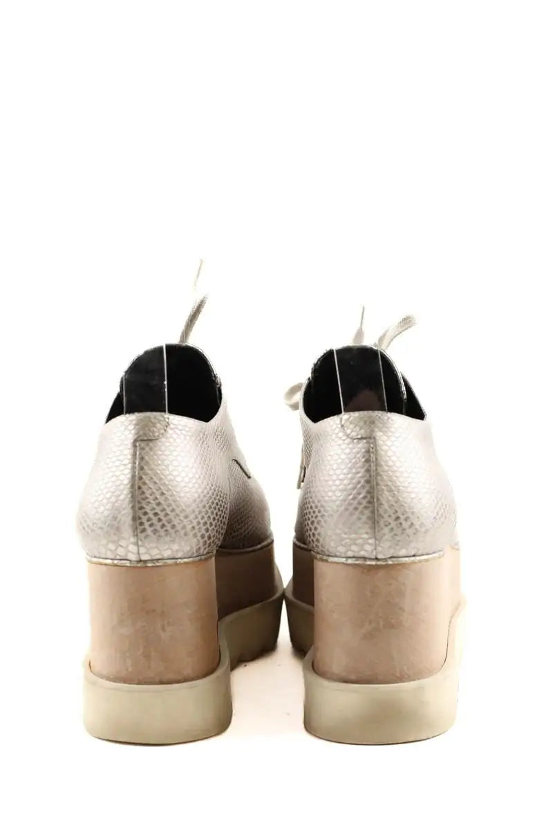 Mocassins Stella McCartney Argent en Cuir