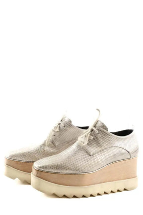 Mocassins Stella McCartney Argent en Cuir