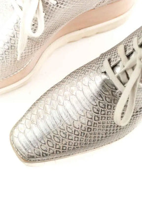 Mocassins Stella McCartney Argent en Cuir