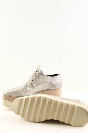Mocassins Stella McCartney Argent en Cuir