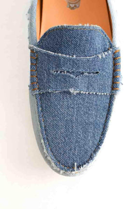 Mocassins Tod's Bleu en Tissu