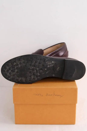 Mocassins Tod's Bordeaux en Cuir