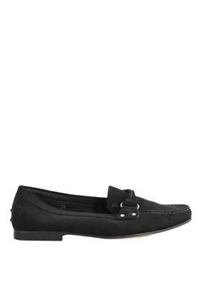 Mocassins Tod's Noir en Daim, taille 38 - Seconde Main