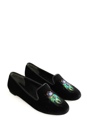Mocassins Tory Burch Noir en Velours