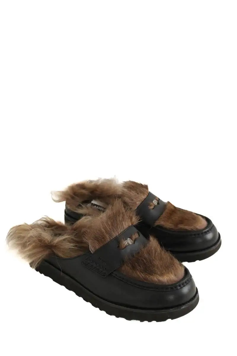Mocassins Ugg Noir en Cuir