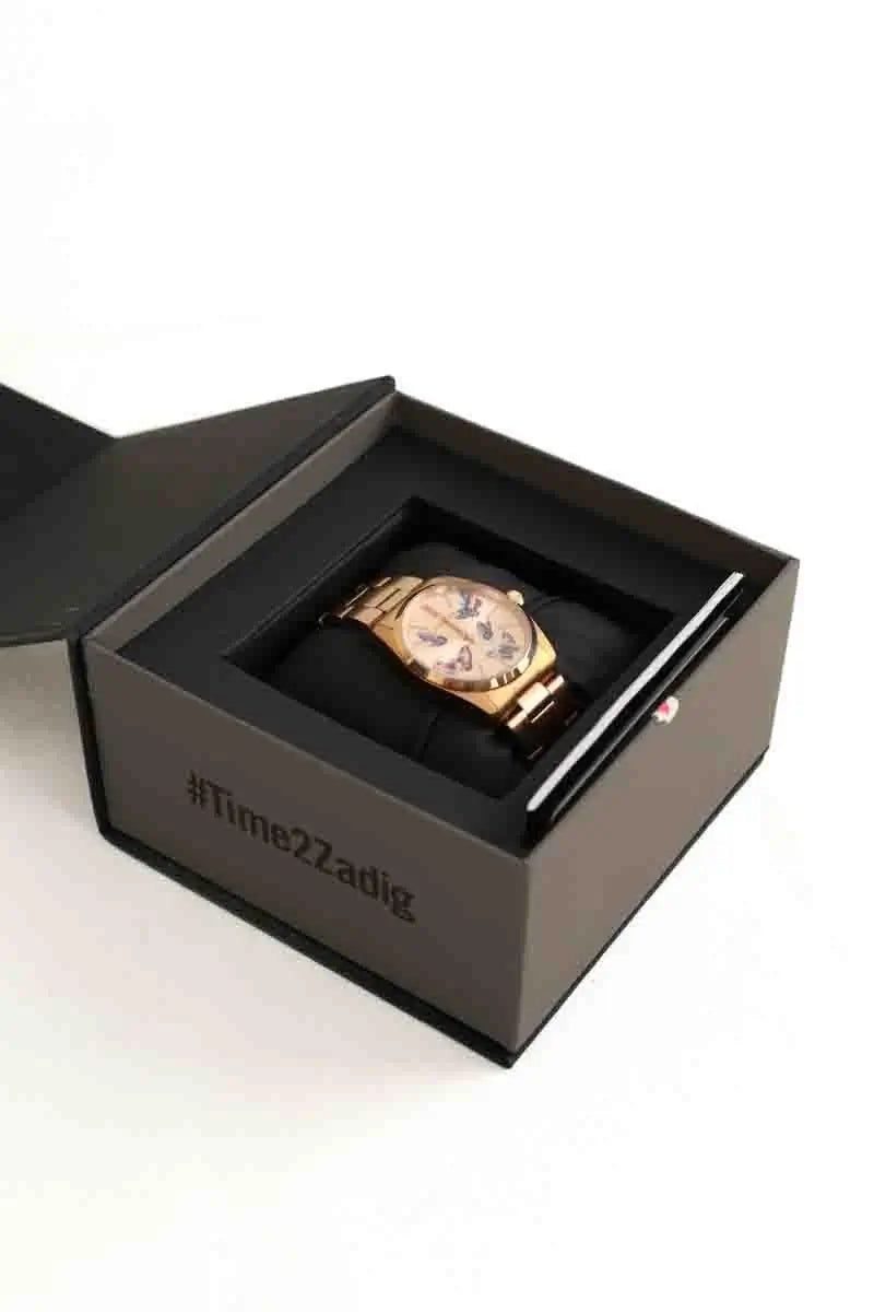 Montre Zadig & Voltaire Rose en Acier