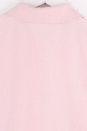 Polo Lacoste Rose en Coton