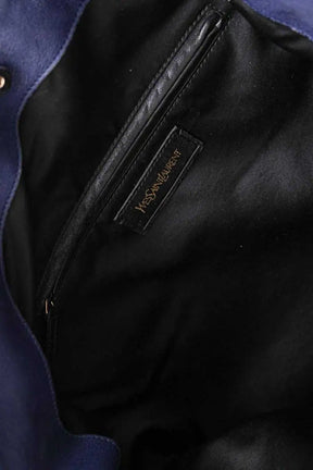 Sac à main Yves Saint Laurent Bleu en Cuir