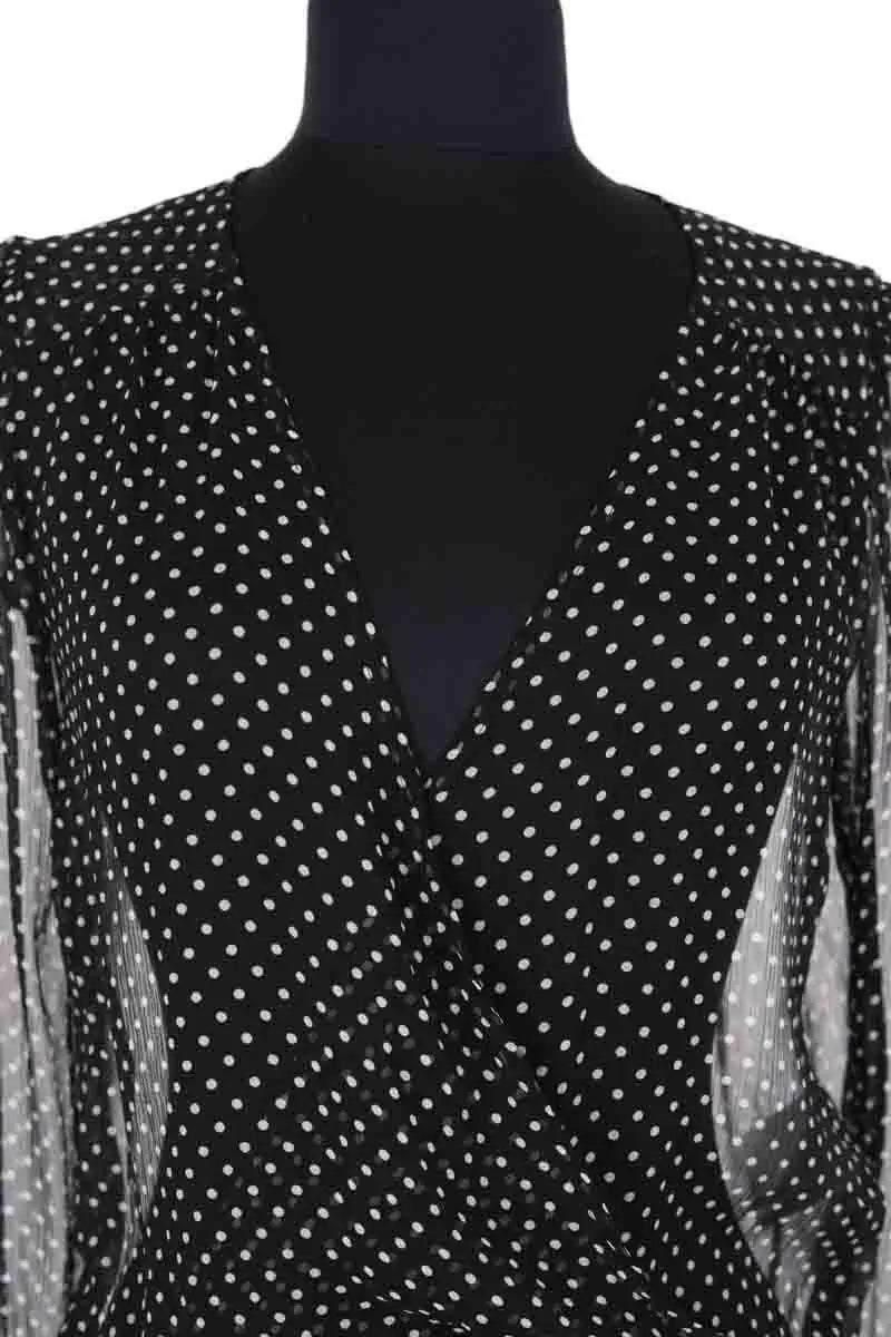 Blouse Sézane Noir en Soie