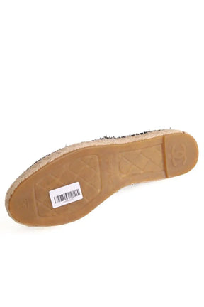 Espadrilles Chanel Noir en Tissu