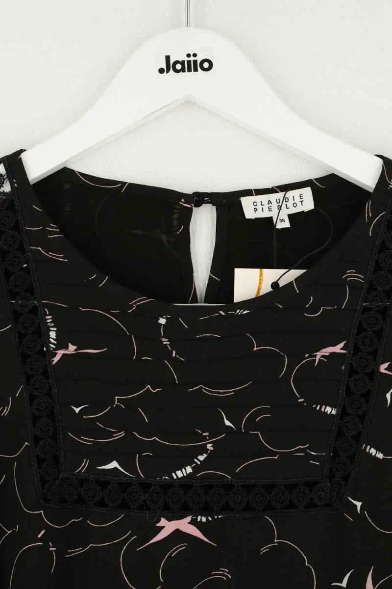 Robe Claudie Pierlot Noir en Synthétique