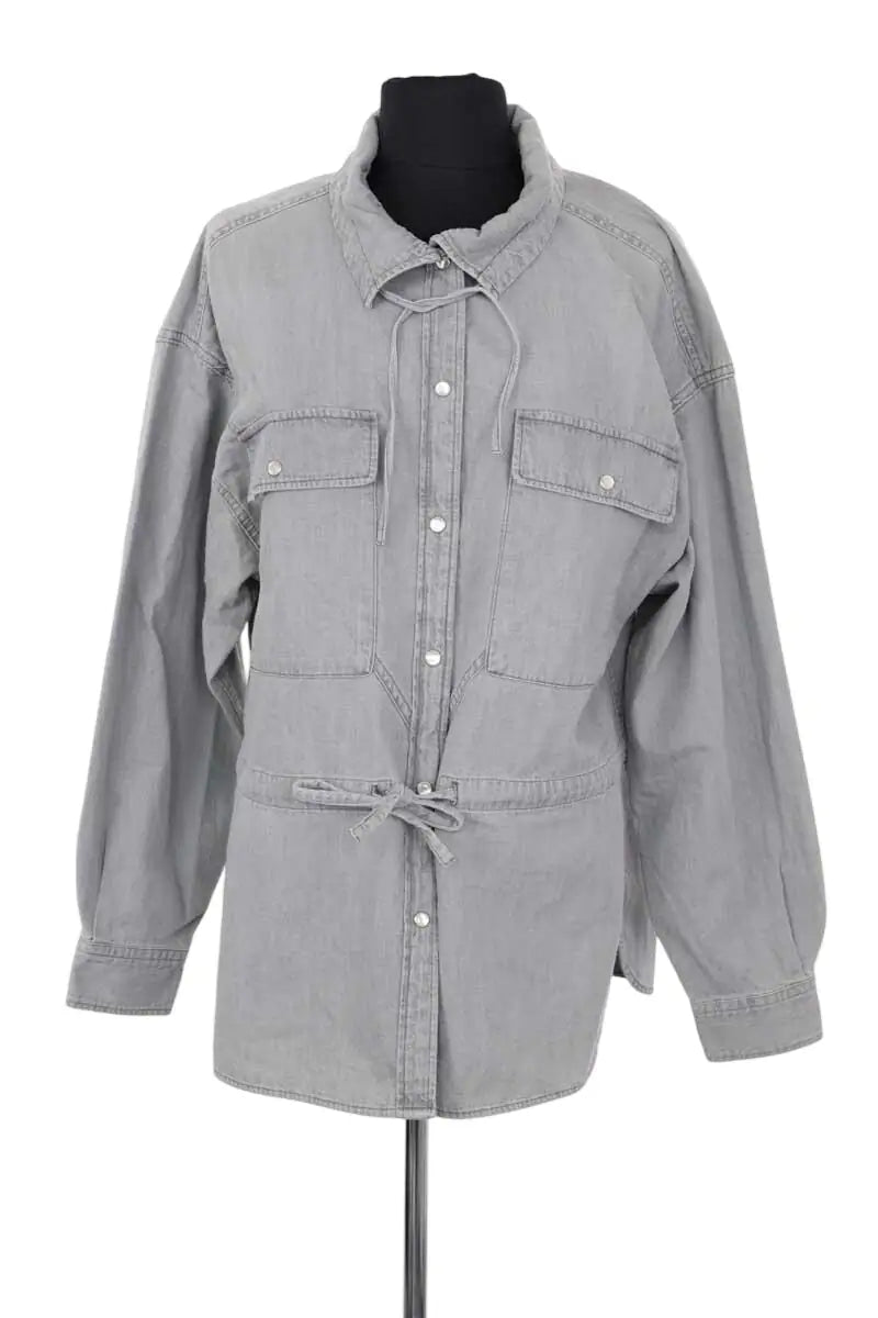 Chemise Isabel Marant Étoile Gris en Coton, taille M - Seconde Main