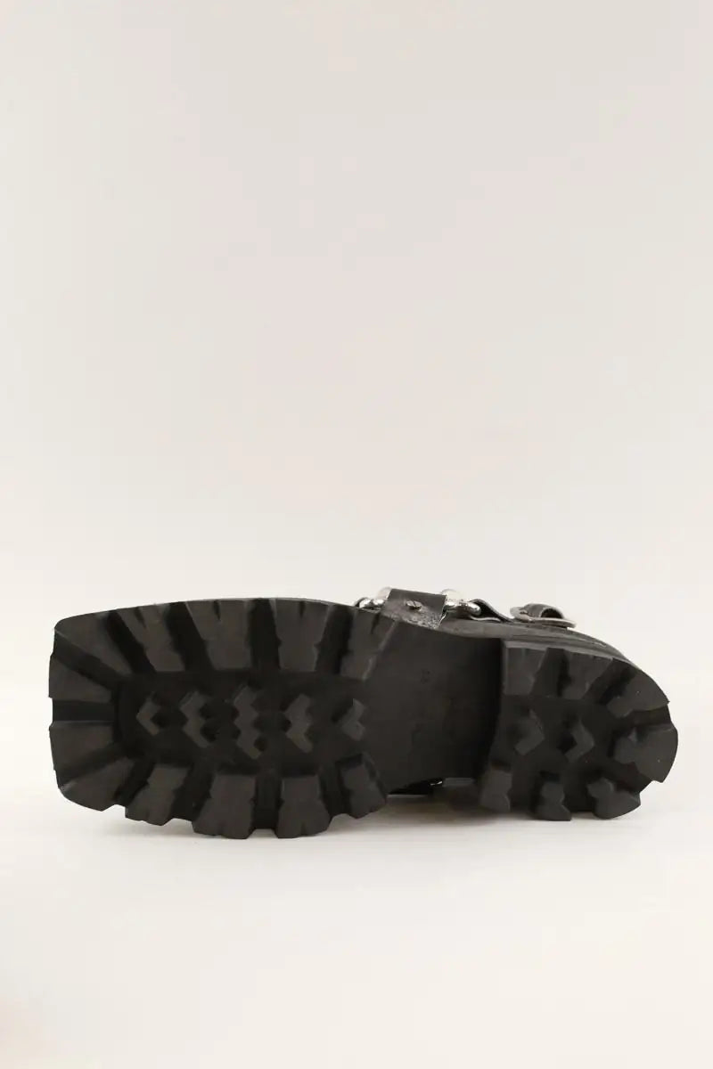 Mules Acne Studios Balius buckle mules Noir en Cuir