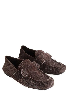 Mules Alohas Marron en Daim