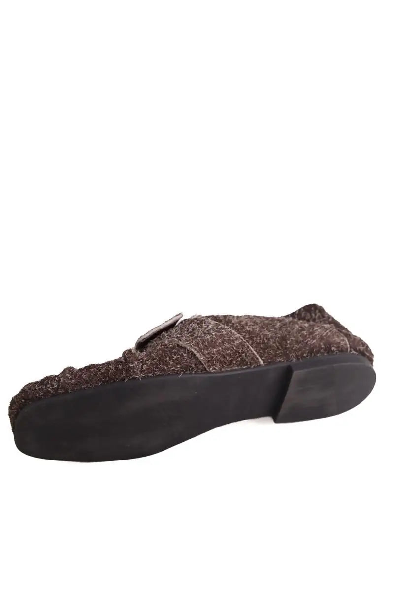 Mules Alohas Marron en Daim