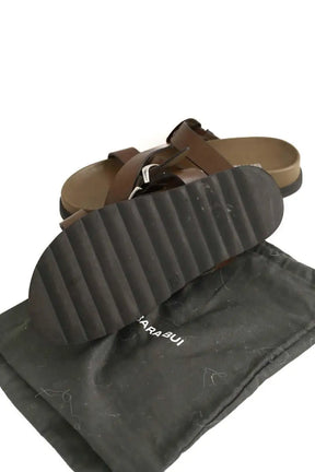 Mules Barbara Bui Kaki en Cuir