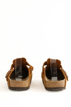 Mules Birkenstock Camel en Daim