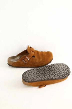 Mules Birkenstock Camel en Daim