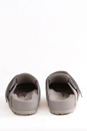 Mules Birkenstock Nagoya suede tekla Ecru en Daim