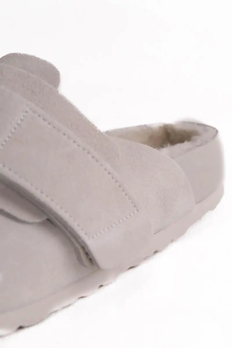 Mules Birkenstock Nagoya suede tekla Ecru en Daim